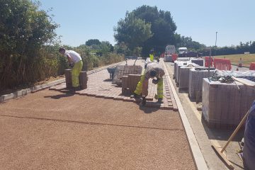 Paving Uckfield Hospital